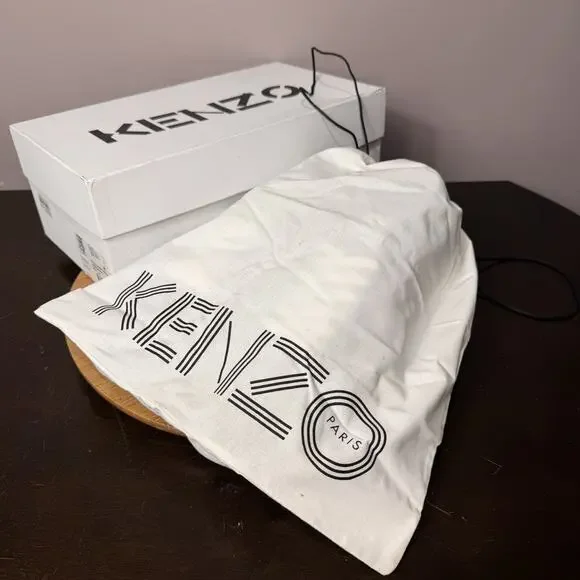 Kenzo Tiger MOVE Lace Up White Low-Top Shoes Sneakers MENS Size 44 / US 10 KENZO-Pace Low Top Sneaker | GATE main image 4